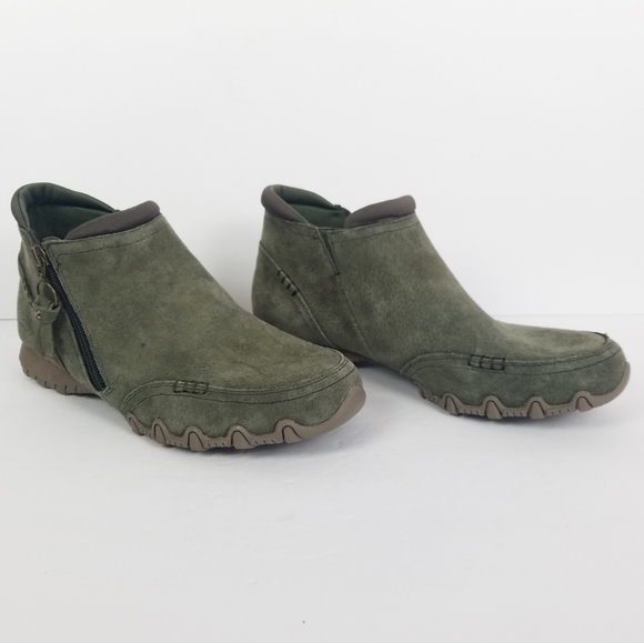 skechers suede ankle boots zappiest